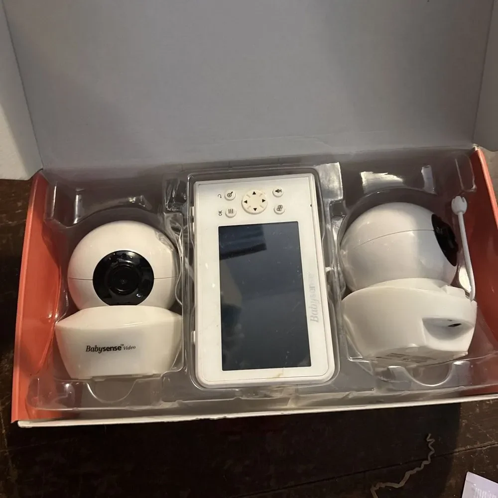 Babysense Baby Monitor with 2 Cameras and Audio 4.3